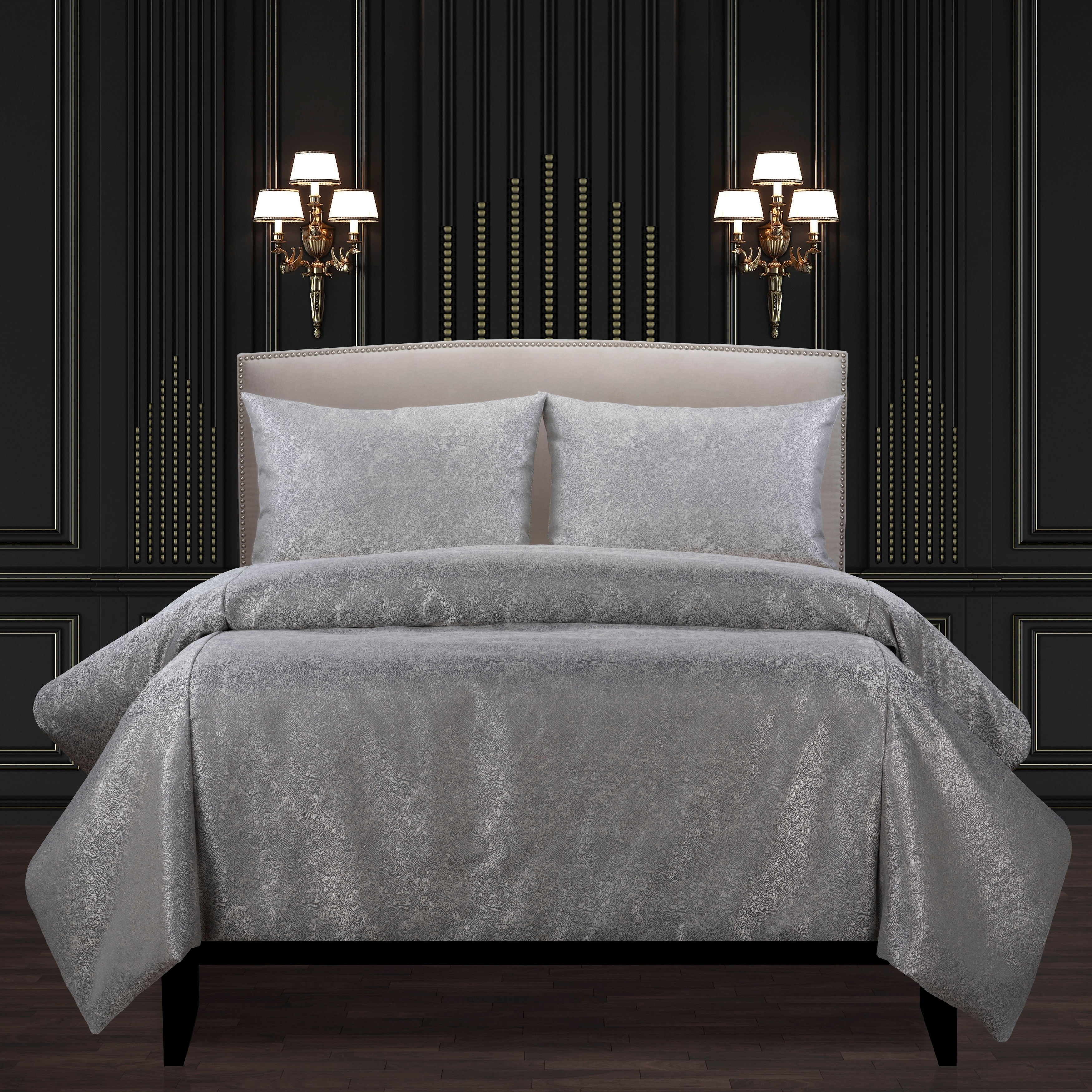 silver bedding