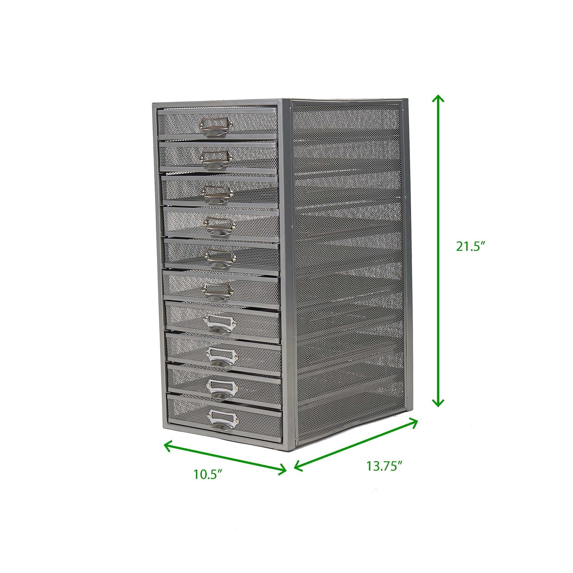 Shop Mind Reader Mesh 10 Drawer Storage Organizer Heavy Duty