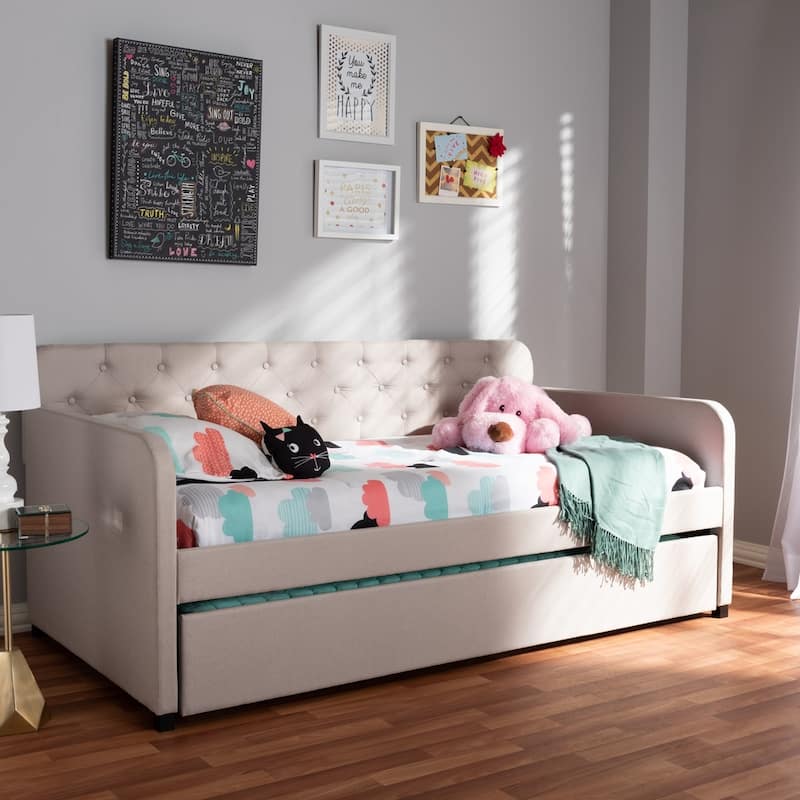 Taylor & Olive Damodar Contemporary Fabric Daybed