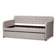 Taylor & Olive Damodar Contemporary Fabric Daybed - Thumbnail 5
