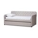 Taylor & Olive Damodar Contemporary Fabric Daybed - Thumbnail 2