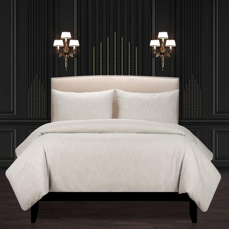 F Scott Fitzgerald Lumiere Smoke Luxury Duvet Cover and Insert Set