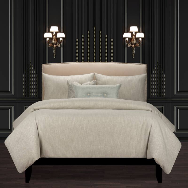 F Scott Fitzgerald Lumiere Smoke Luxury Duvet Cover and Insert Set