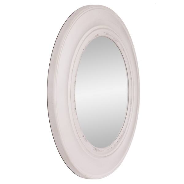 Shop Patton Wall Decor 30 Distressed White Round Port Hole Wall