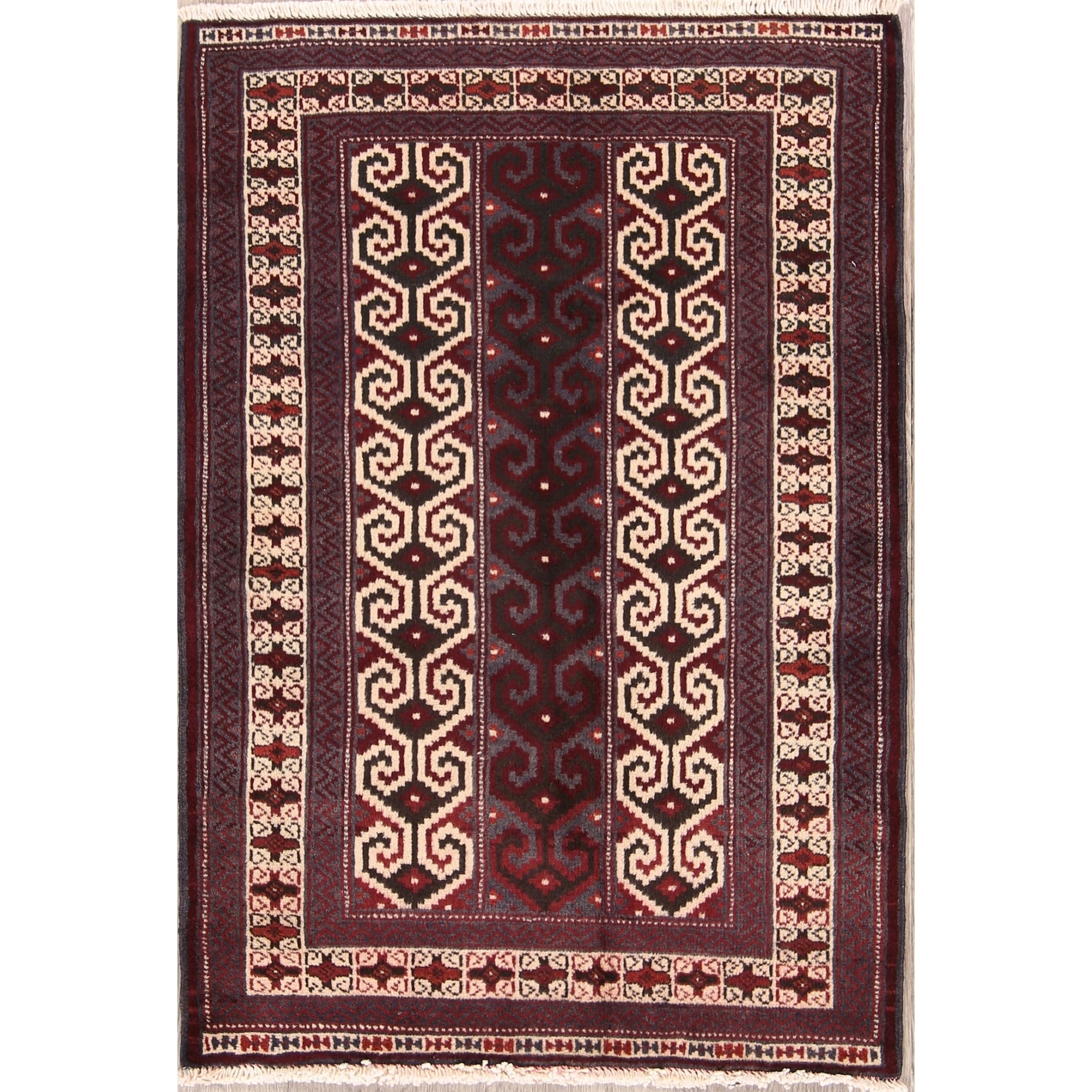 3x4 Turkish Vintage Oushak Rug Door Bath Mat Small Carpet 