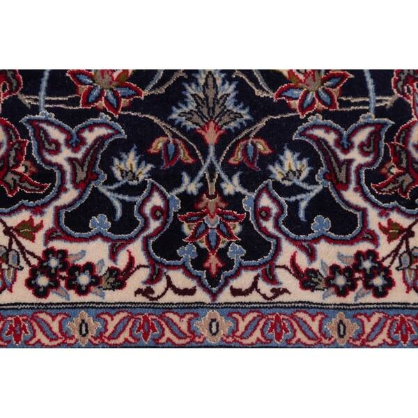 Handmade Kork Wool Silk Floral Medallion Kork Wool Persian Area Rug 10 6 X 6 7 On Sale Overstock