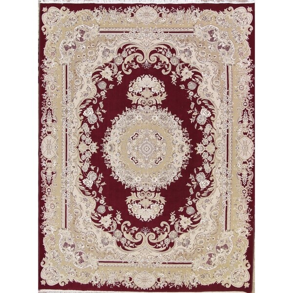Copper Grove Kalavasos Acrylic Soft Pile Floral Tabriz Persian Style Carpet Area Rug - 13'0" x 9'8"