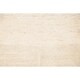 preview thumbnail 4 of 13, Hand Knotted Wool Solid Gabbeh-Shiraz Persian Modern Ivory Area Rug - 4'9" x 3'3"