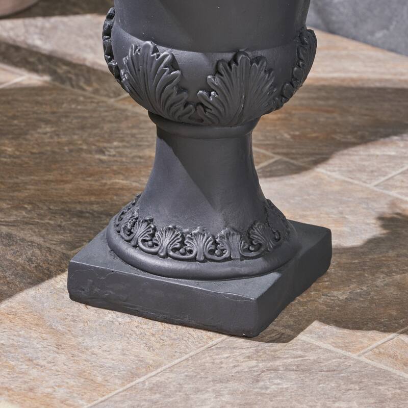 Delphine Roman Chalice Lightweight Concrete Planter by Christopher Knight Home