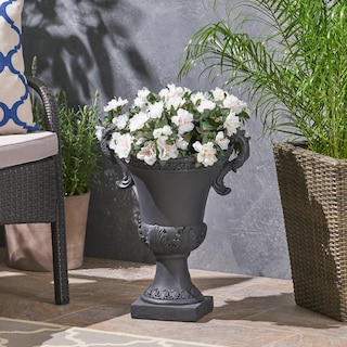 Delphine Roman Chalice Lightweight Concrete Planter by Christopher Knight Home