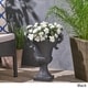 preview thumbnail 2 of 16, Delphine Roman Chalice Lightweight Concrete Planter by Christopher Knight Home