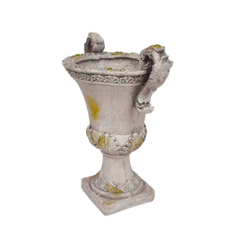 Delphine Roman Chalice Lightweight Concrete Planter by Christopher Knight Home