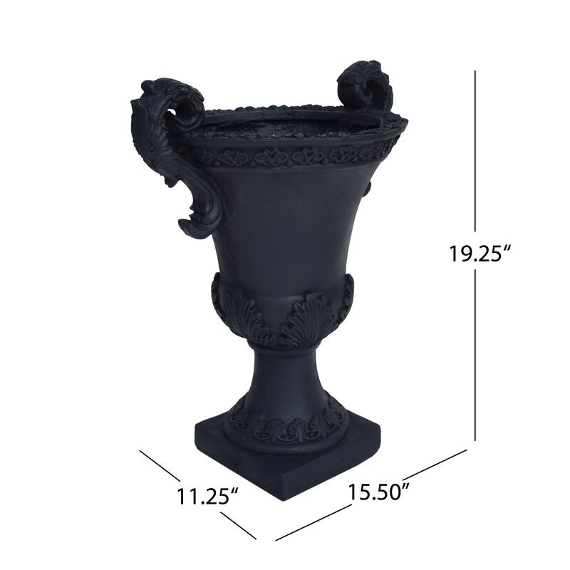 Delphine Roman Chalice Lightweight Concrete Planter by Christopher Knight Home