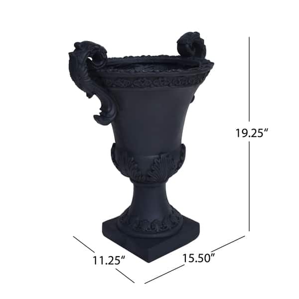 Delphine Roman Chalice Lightweight Concrete Planter by Christopher Knight Home