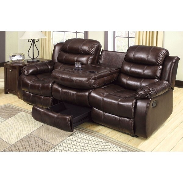 rustic reclining sofa