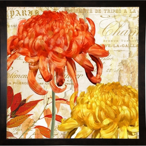 Chrysanthemes I-COLBAK119617 Print 24"x24" by Color Bakery