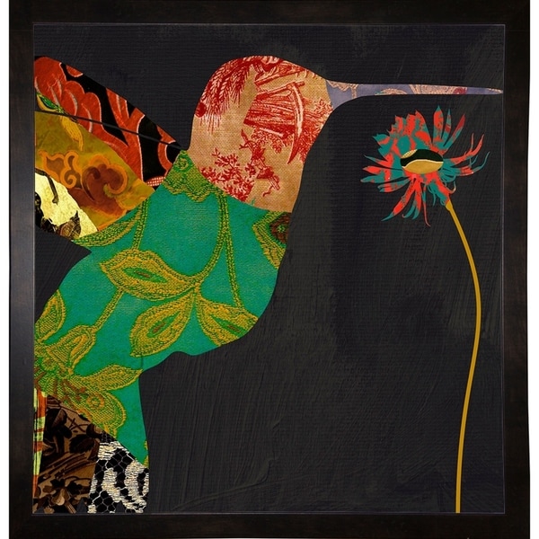 Hummingbird Brocade IV-COLBAK111193 Print 23"x22" by Color Bakery
