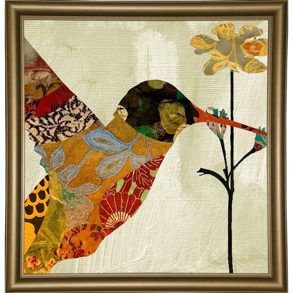 Hummingbird Brocade III-COLBAK111192 Print 23"x22" by Color Bakery