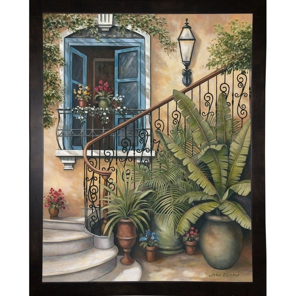 Stairway To The Sky-JOHZAC87250 Print 32.5"x25.5" by John Zaccheo