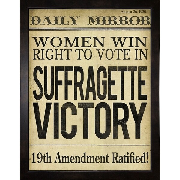 Women's right to Vote-COLBAK112184 Print 15"x11.25" by Color Bakery