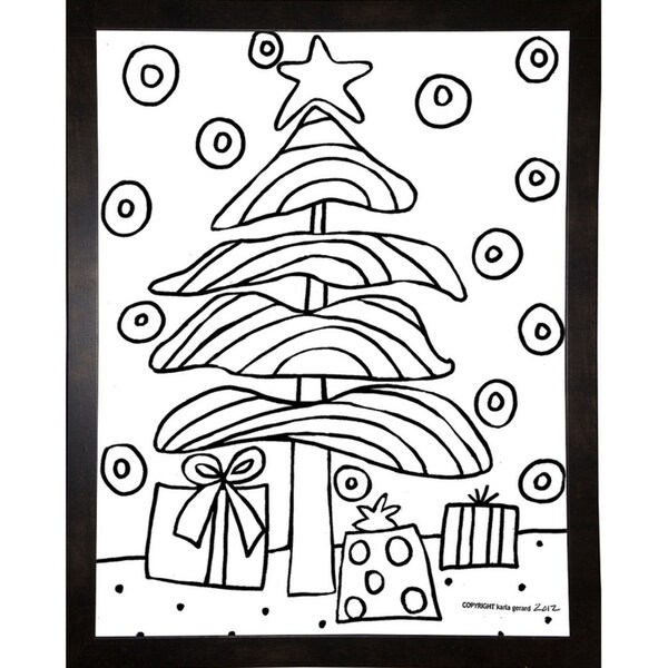 Christmas Tree-KARGER136611 Print 7.25"x5.5" by Karla Gerard