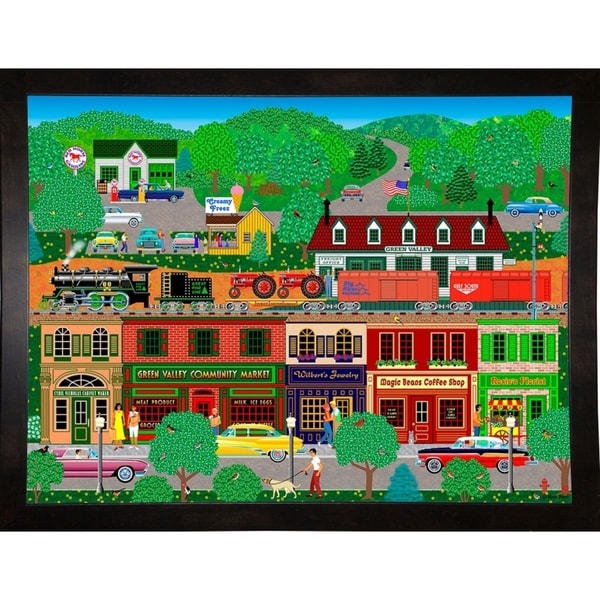 Green Valley-MARFRO77712 Print 24.5"x32.5" by Mark Frost