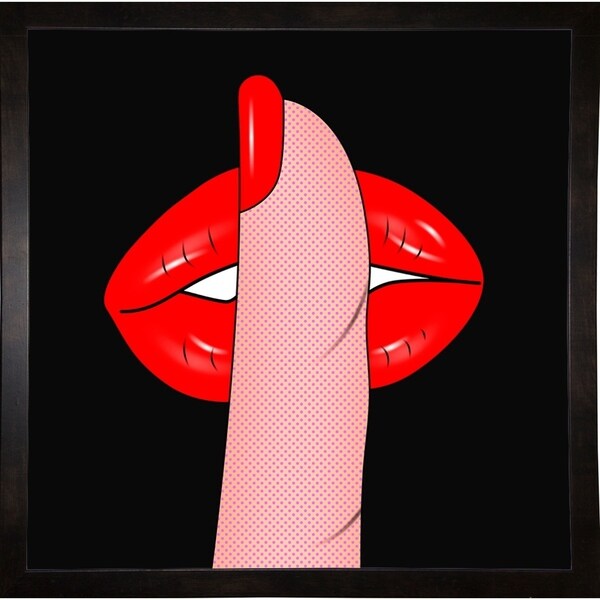 Shush-MARASH129528 Print 26.5"x26.75" by Mark Ashkenazi