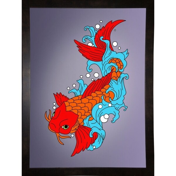 Koi Fish 4-MARASH141601 Print 32"x23.25" by Mark Ashkenazi
