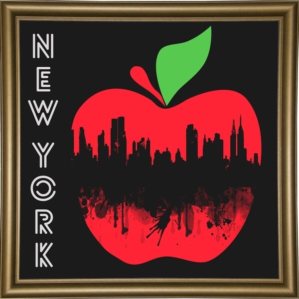 New York 4-MARASH143656 Print 26.75"x26.75" by Mark Ashkenazi
