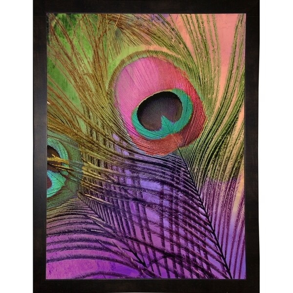 Peacock Candy III-COLBAK113626 Print 24"x18" by Color Bakery