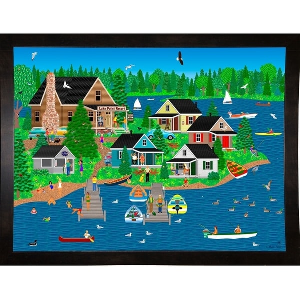 Lake Point Resort-MARFRO113137 Print 24.5"x32.5" by Mark Frost