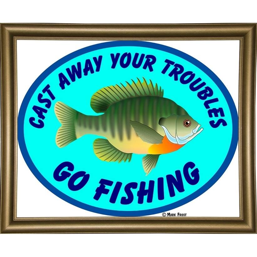Cast Away Troubles-MARFRO130397 Print 16.25"x20.5" by Mark Frost