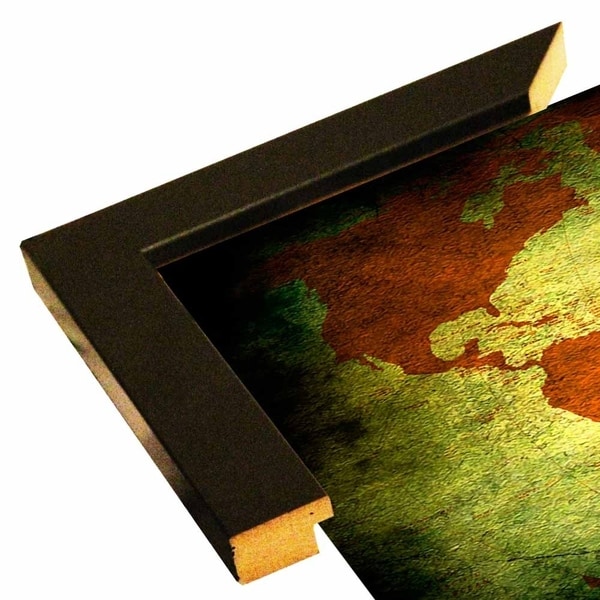 Map Of The World10-MARASH129519 Print 17"x28" by Mark Ashkenazi