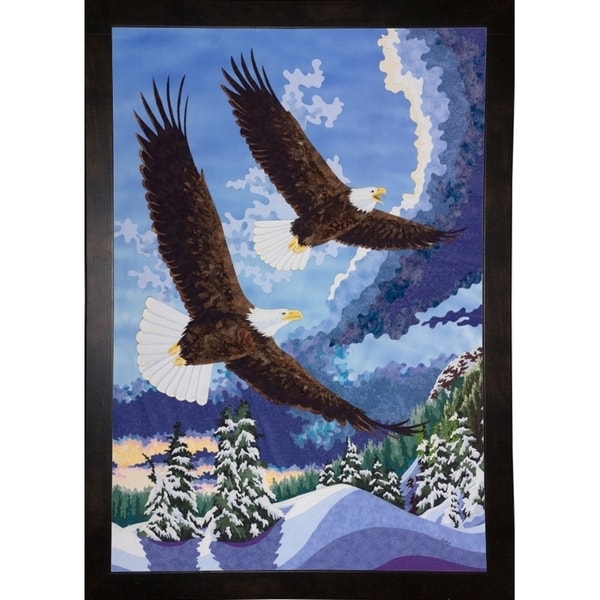 Soaring Over Cloth Mountain-KESMIC90241 Print 35"x24.25" by Kestrel Michaud