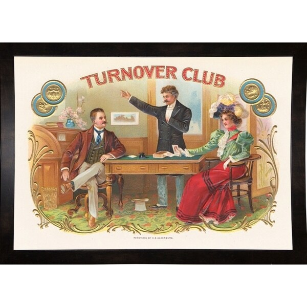 Turnover Club-ARTCIG63711 Print 14"x20" by Art of the Cigar