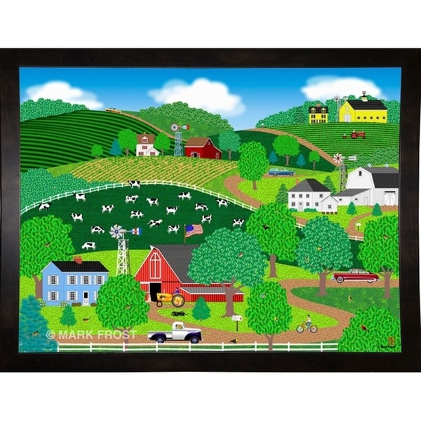 Farms Of Windy Hills-MARFRO63641 Print 27"x36" by Mark Frost