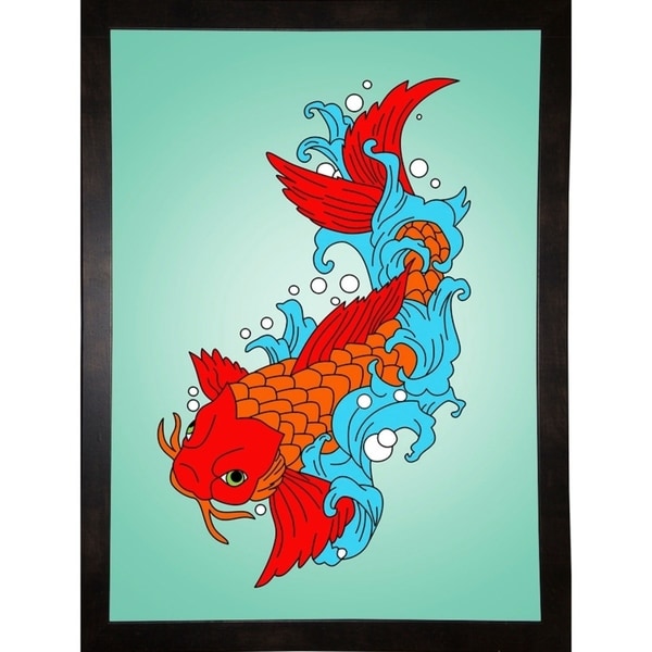 Koi Fish 3-MARASH141600 Print 36.75"x26.75" by Mark Ashkenazi