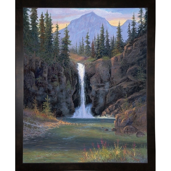 Running Eagle Falls-ALLJIM98508 Print 35"x28" by Allen Jimmerson