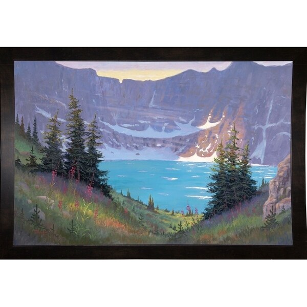 Iceberg Lake-ALLJIM98509 Print 25.75"x38.75" by Allen Jimmerson