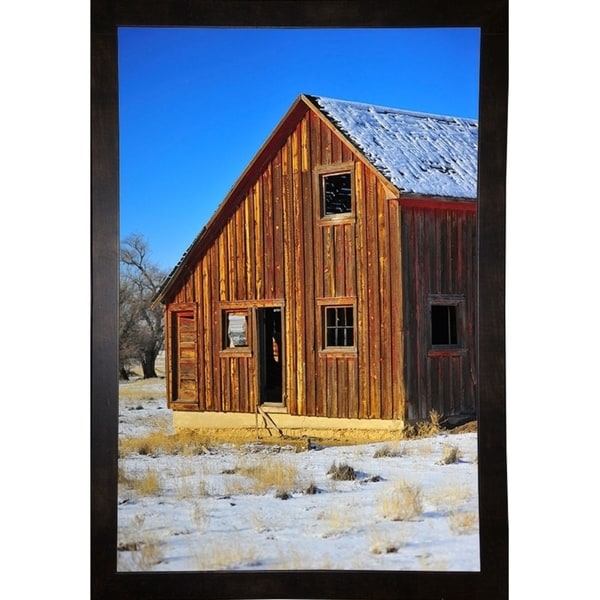 Sunset Barn-AMASMI126117 Print 14.25"x9.5" by Amanda Smith