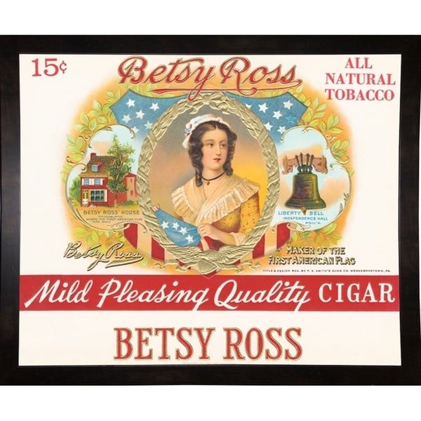 Betsy Ross-ARTCIG63697 Print 15"x18.25" by Art of the Cigar