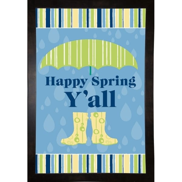 Happy Spring Y'all-MELPAR114168 Print 18.5"x13.25" by Melanie Parker
