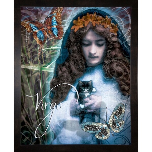 Art Nouveau Zodiac Virgo-COLBAK118207 Print 20"x16" by Color Bakery