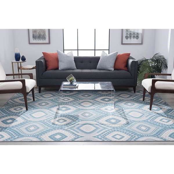 Alise Rugs Majolica Contemporary Geometric Scatter Mat Rug