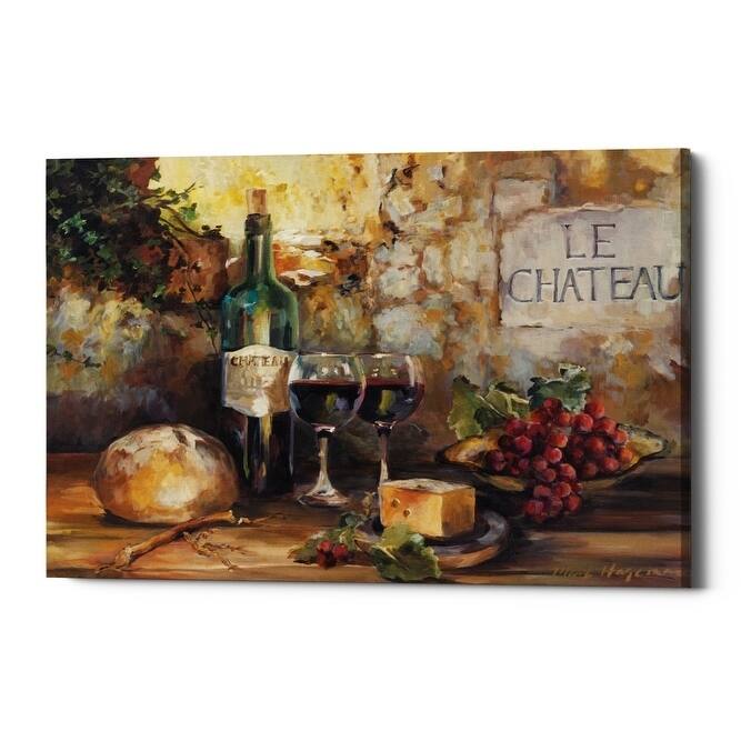 Epic Graffiti "Le Chateau" by Marilyn Hageman, Giclee Canvas Wall Art, 12"x18"