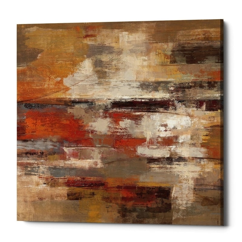 Epic Graffiti "Painted Desert" by Silvia Vassileva, Giclee Canvas Wall Art, 18"x18"