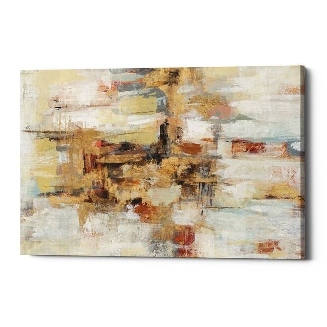 Epic Graffiti "Old Bridge Reminiscence" by Silvia Vassileva, Giclee Canvas Wall Art, 12"x18"