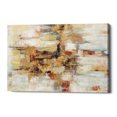Epic Graffiti "Old Bridge Reminiscence" by Silvia Vassileva, Giclee Canvas Wall Art, 12"x18"