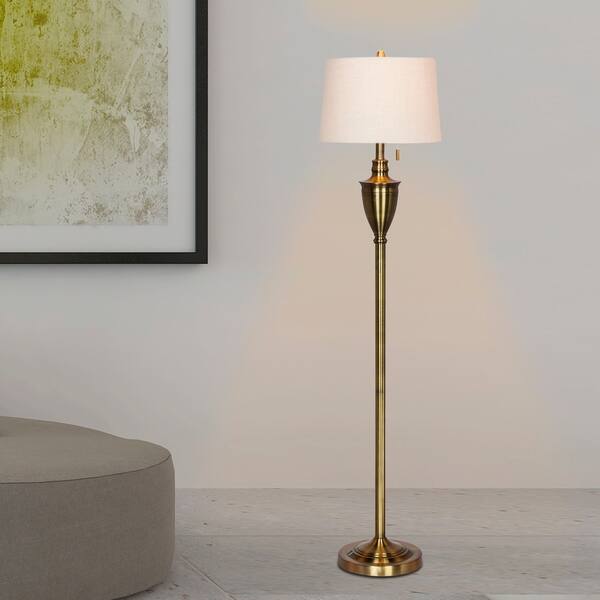 Classic Antique Brass Floor Lamp