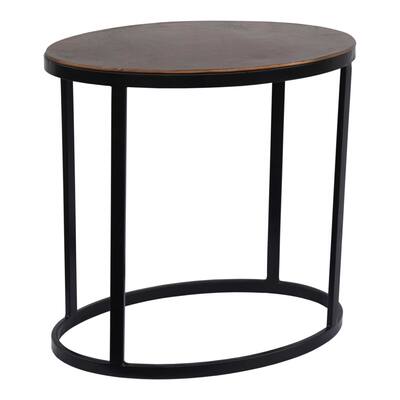 Aurelle Home Copper Industrial Accent Table